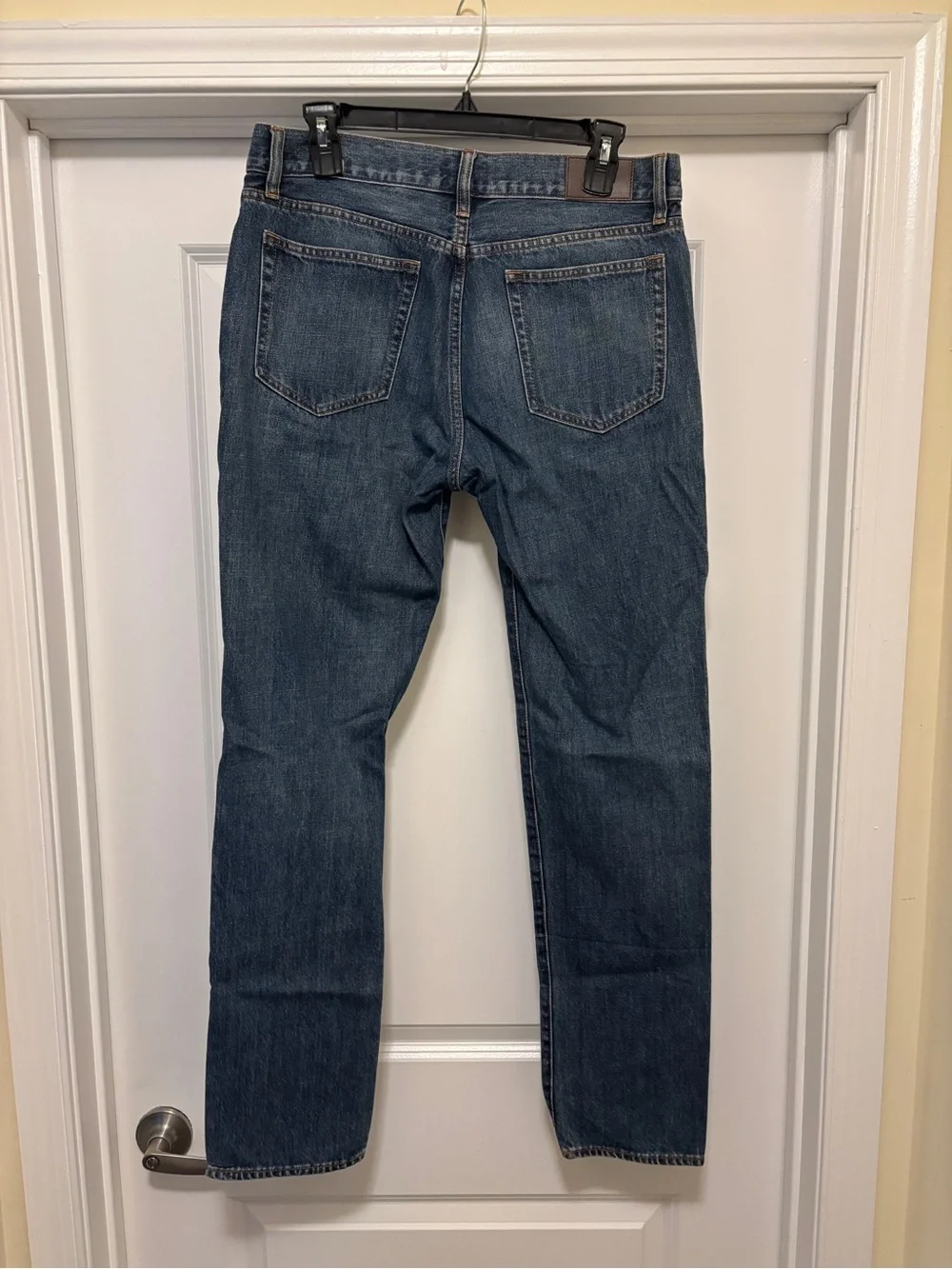 J. Crew Men's Straight Leg Jeans - Dark Blue Wash (Driggs)